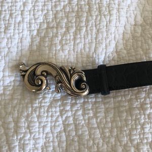 Brighton silver buckle belt